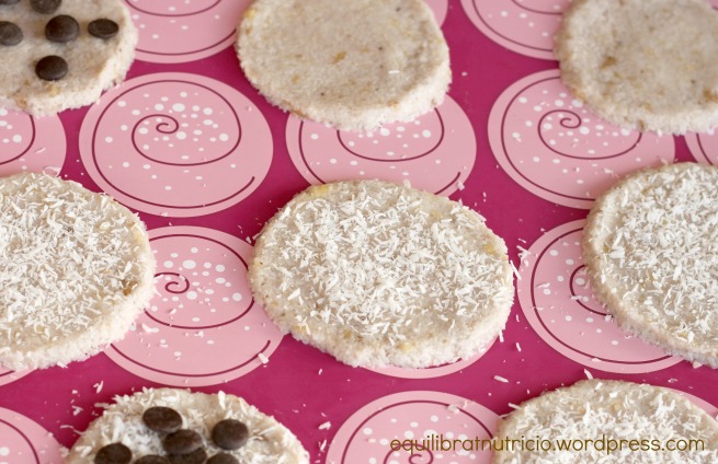galletas platano coco sin azucar saludables sanas